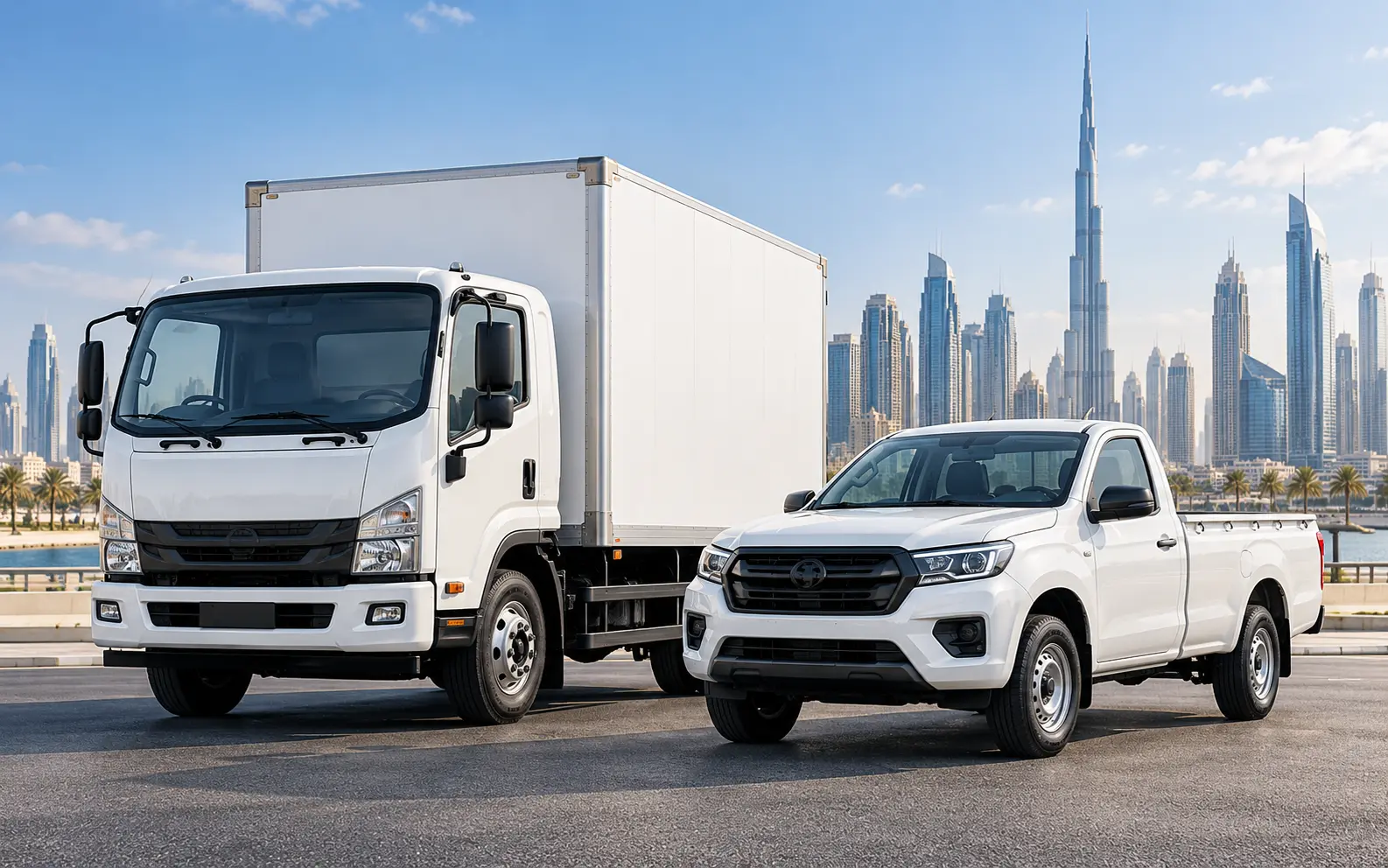 Quick Drive commercial transport services in the UAE